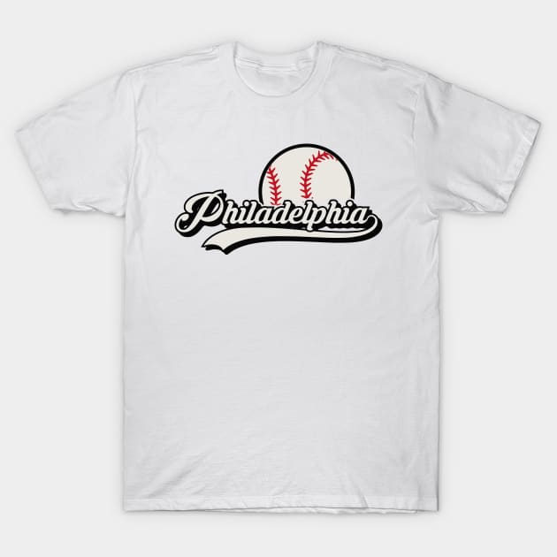 Philadelphia baseball vintage retro T-Shirt by wfmacawrub